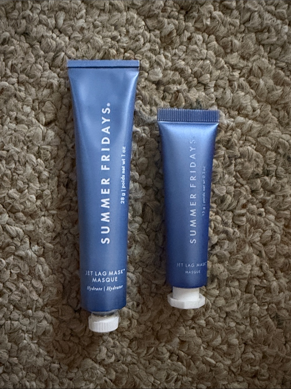 Summer Fridays Jet Lag Mask Tubes - Blue Duo